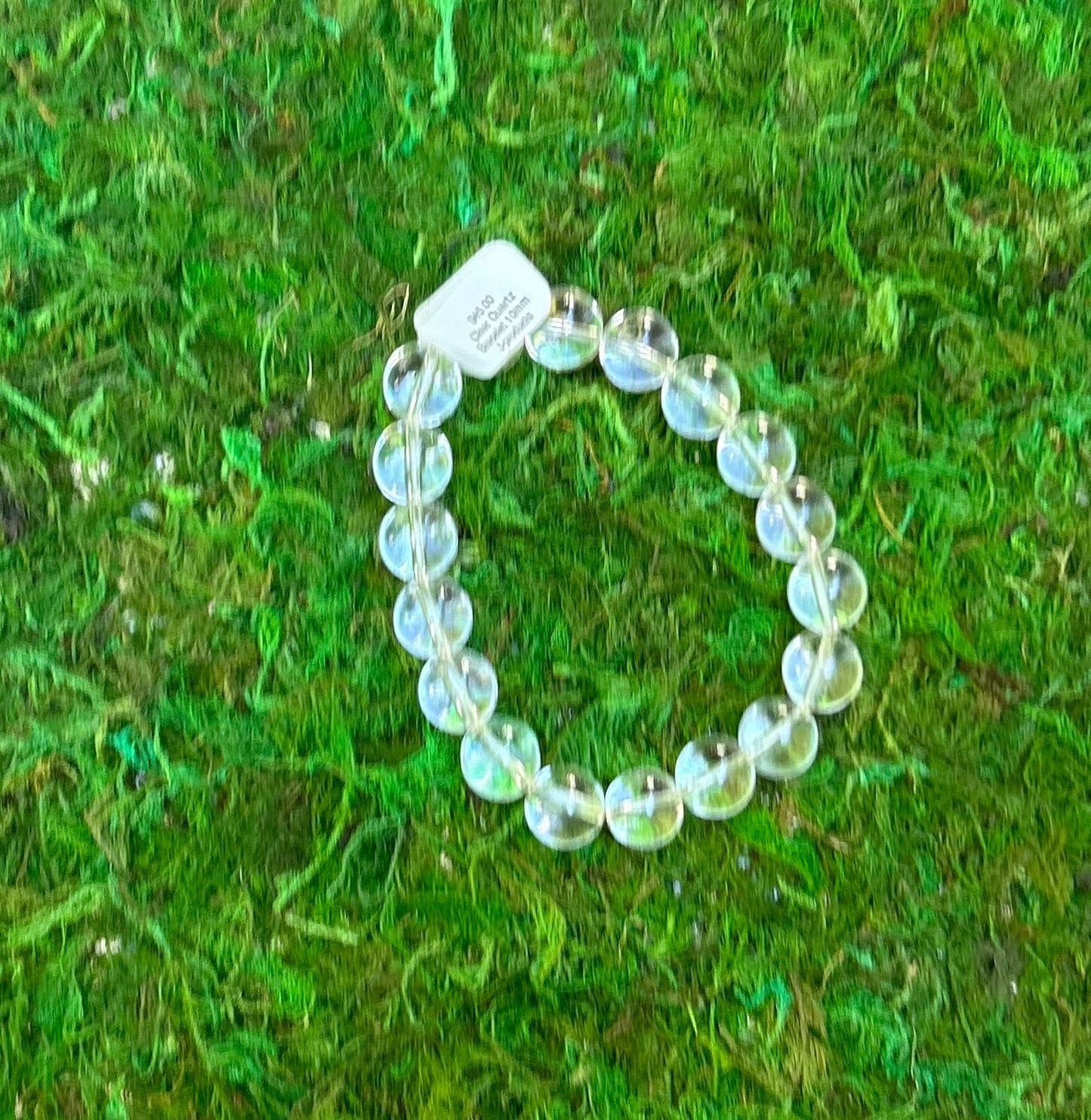 Clear Quartz Crystal Reiki Infused bracelet -the Universal Crystal and Master Healer